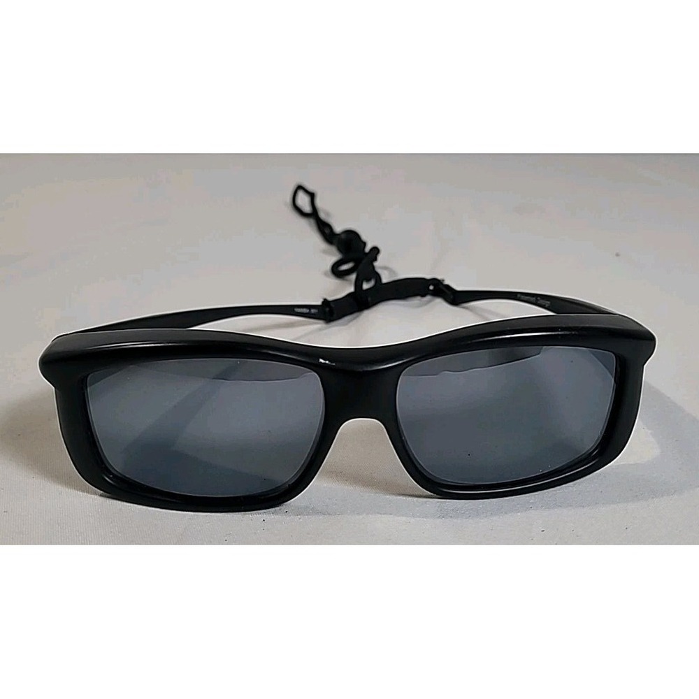 Jonathan‎ Paul Fitovers Sunglasses Black Polarized UV400 Fit Over Glasses Strap